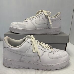 Nike Air Force 1 Low '07 White Mens Sneakers Size 11 CW2288-111